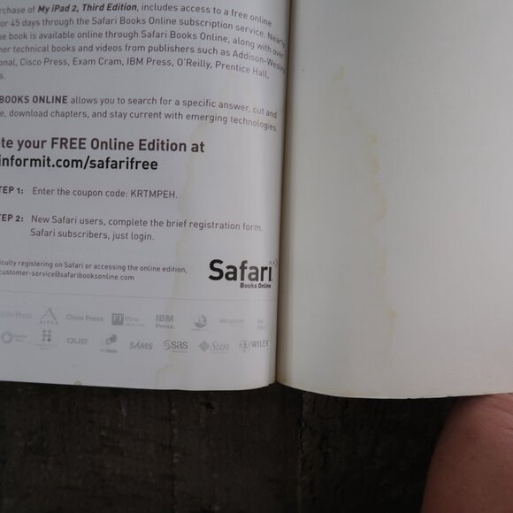 My iPad 2 Third Edition By Gary Rosenzweig Paperback Covers iOS 5 - Picture 9 of 9